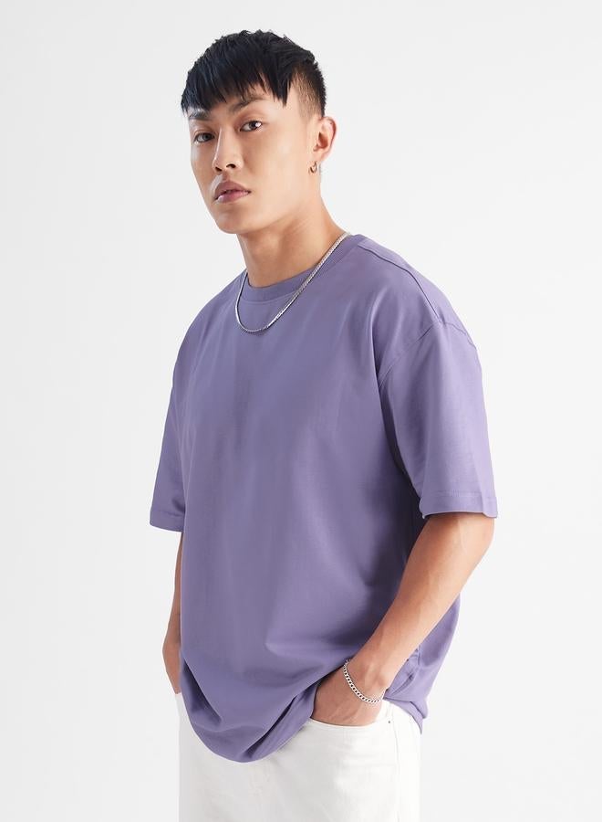 ذا سوليد ستور تيشيرت قطني واسع - Image 1